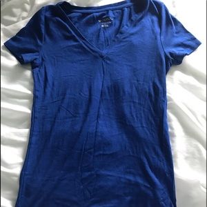 Blue V Neck